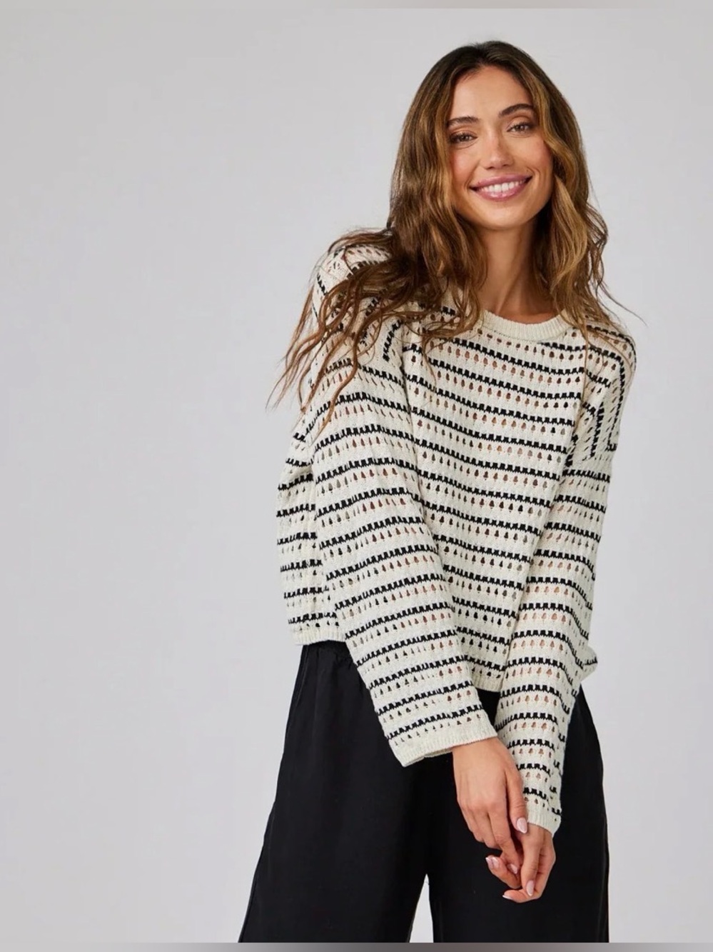 Bella Dahl Open Knit Sweater